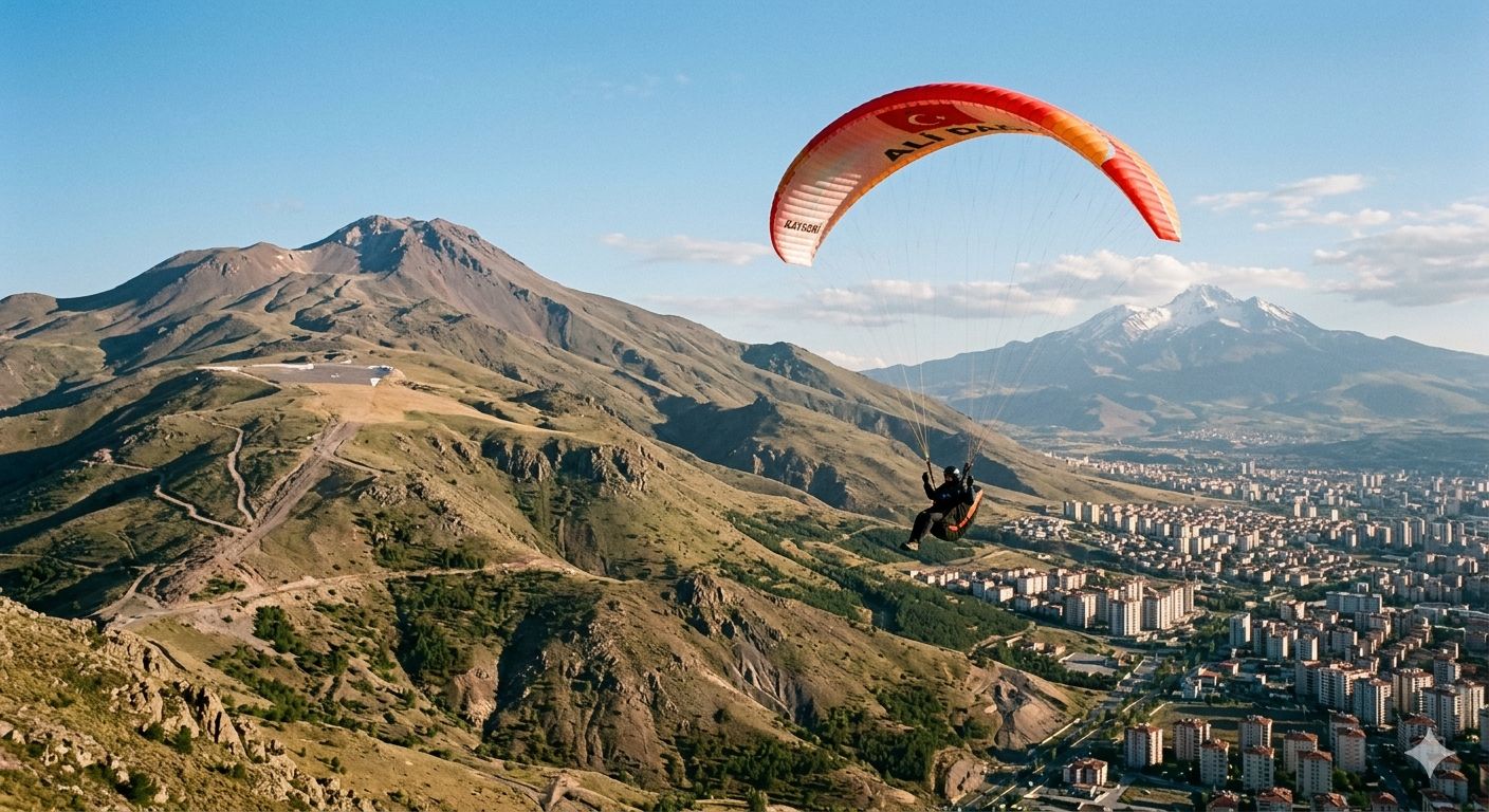 Kayseri Ali Dağı’nda Yamaç Paraşütü: Adrenalin Dolu Bir Yolculuk